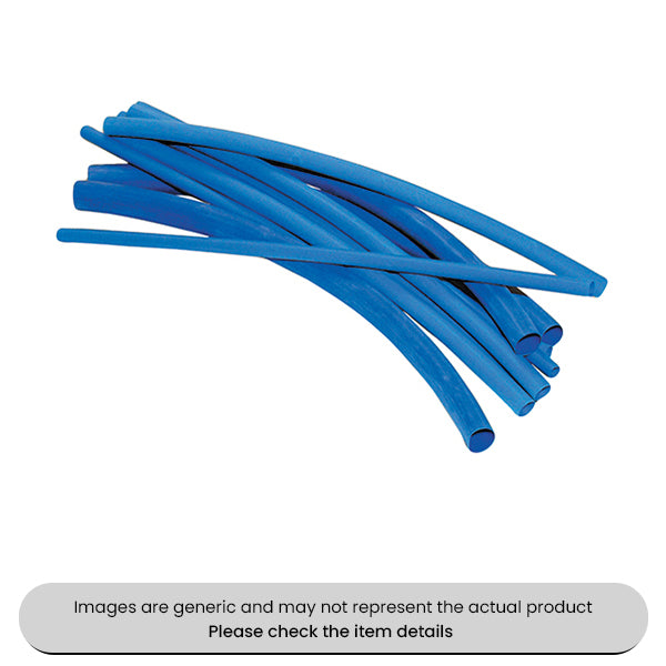 Blue Polyolefin Heat Shrink Tubing 3.2X50MM Length Pack Qty 100