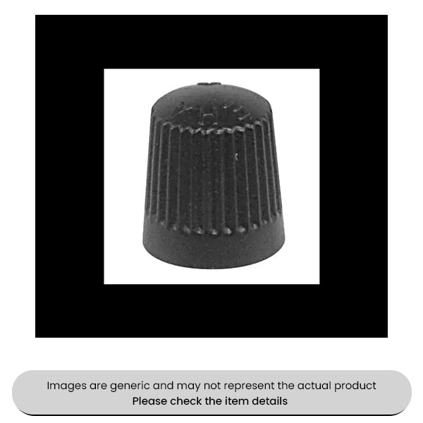 Black Plastic Valve Caps Tyre Valves And Inflation Pack Qty 100