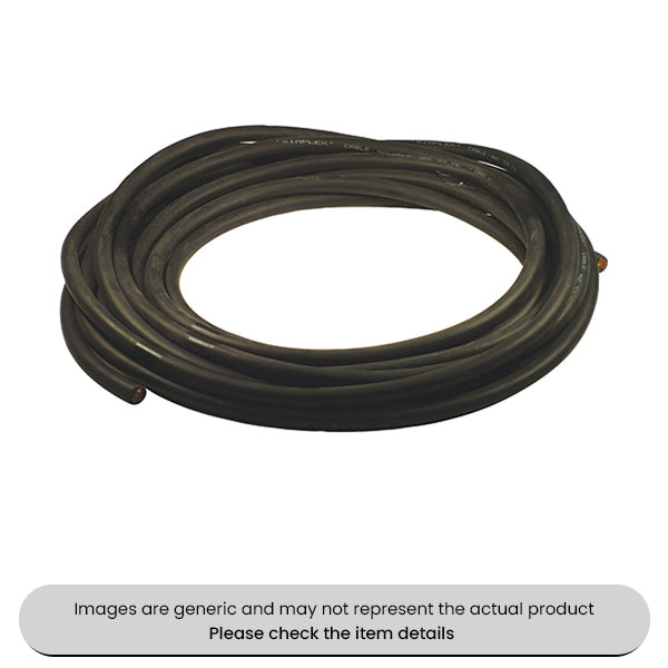 Black Starter Cable Heavy Duty 50MM² 10M Length Pack Qty 1