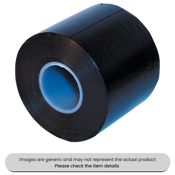 Black PVC Insulation Tape 2" Wide 50MM x 20m Rolls Pack Qty 3