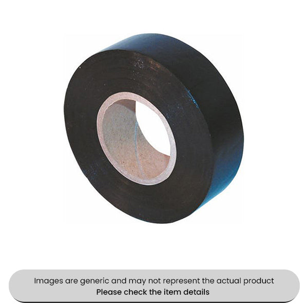 Black PVC Insulation Tape High Quality 50MMX33M Rolls Flame Retardant Pack Qty 3