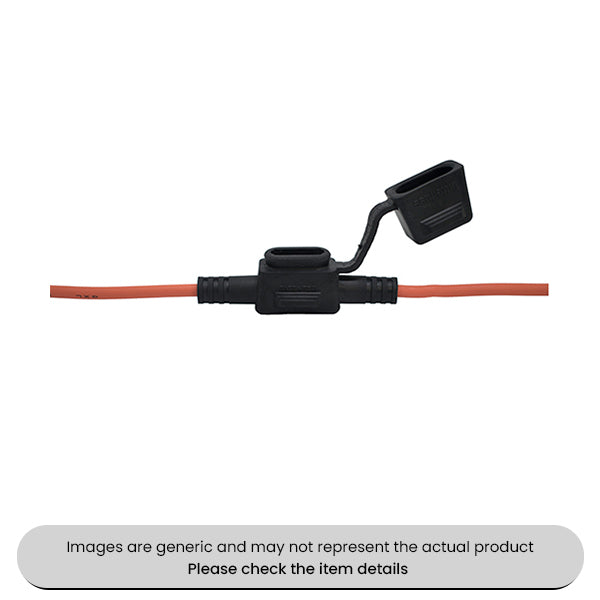 Splashproof Blade Fuse Holders 20AMP for Mini Blade Fuse Pack Qty 10