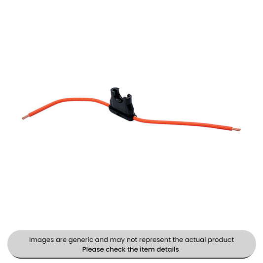 Blade Fuse Holders 30AMP with Orange Cables Pack Qty 10