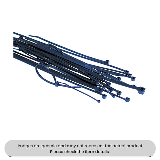 Black Cable Ties High Grade Nylon Pack Qty 200