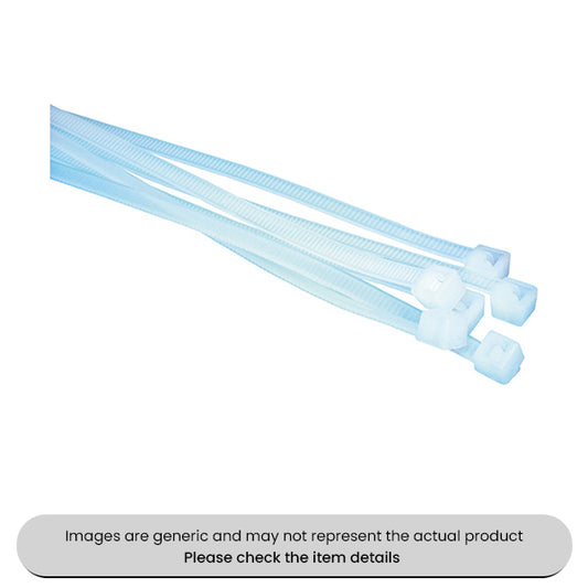 White Cable Ties High Grade Nylon 9.0X710MM General Use Pack Qty 100