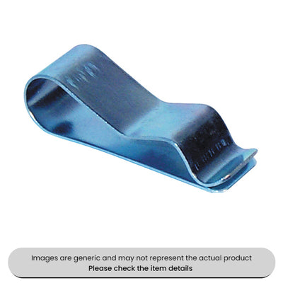 Zinc Plated Metal Chassis Clips Spring Steel 6mm Cable Grip Pack Qty 50