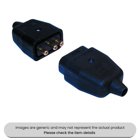 Cable Connectors Male & Female Ends 3PIN Pack Qty 1