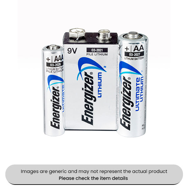 Ultimate Lithium Batteries 1.5v, AA for Games Consoles & Cameras Pack Qty 4