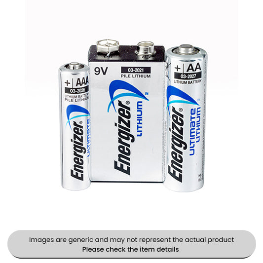 Ultimate Lithium Batteries 1.5v, AA for Games Consoles & Cameras Pack Qty 4