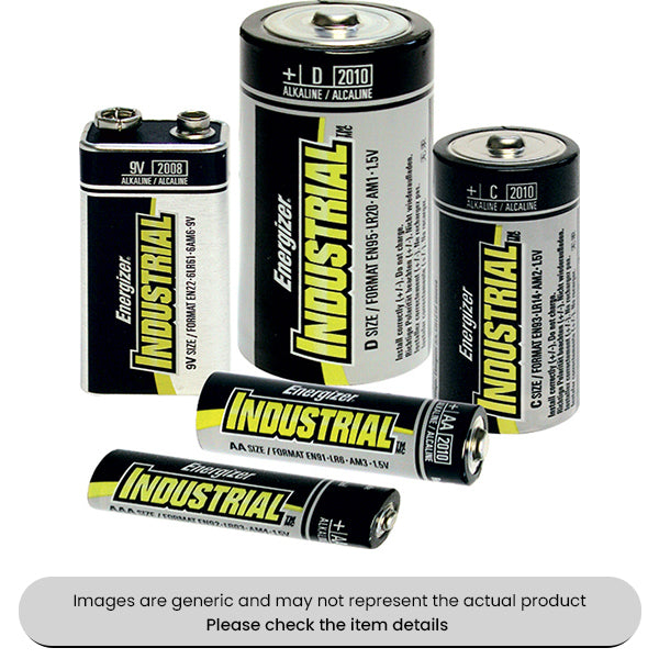 Industrial Alkaline Batteries 1.5V, C Pack Qty 12