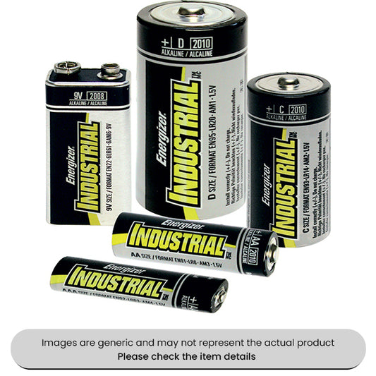 Industrial Alkaline Batteries 1.5V, C Pack Qty 12