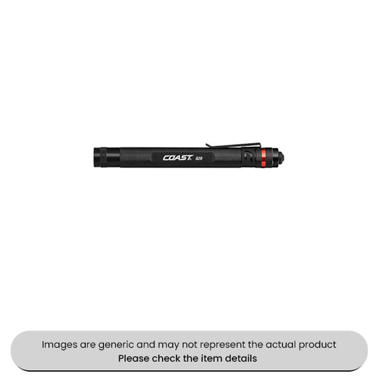 Aluminum LED Lightweight Penlight Torch with Steel Pocket Clip Pack Qty 1