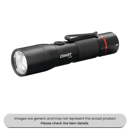 Pure Beam Focusing Rechargeable Led Torch with USB Charging Cable Pack Qty 1