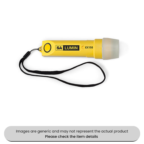 LED Safety Torch ATEX Certified Waterproof 135 Lumens, 4xAAA Pack Qty 1