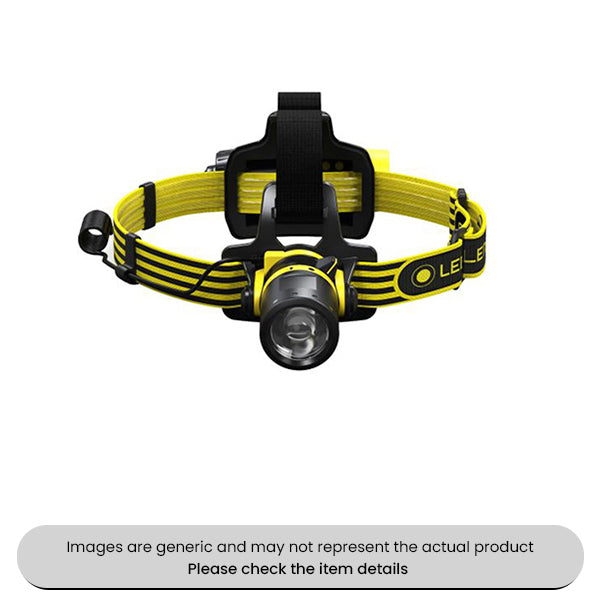 Led Atex Head Torch 180 Lumens Zone 0/20 Compliant with Batteries Pack Qty 1