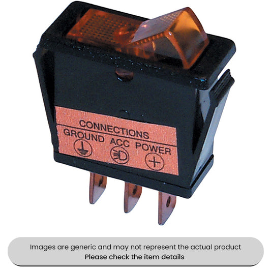 Illuminated Toggle Switches & Lights 12V 20AMP Pack Qty 10
