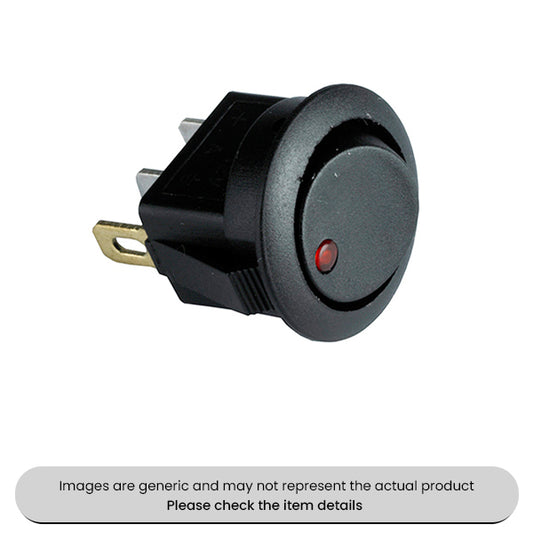 Red LED Toggle On/Off Switch & Lights Pack Qty 1
