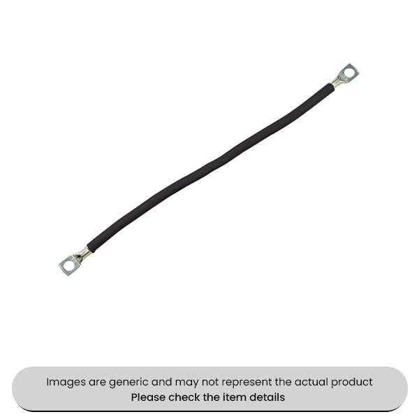 Battery To Starter Cables PVC Insulate 9" Black Battery Straps Pack Qty 1