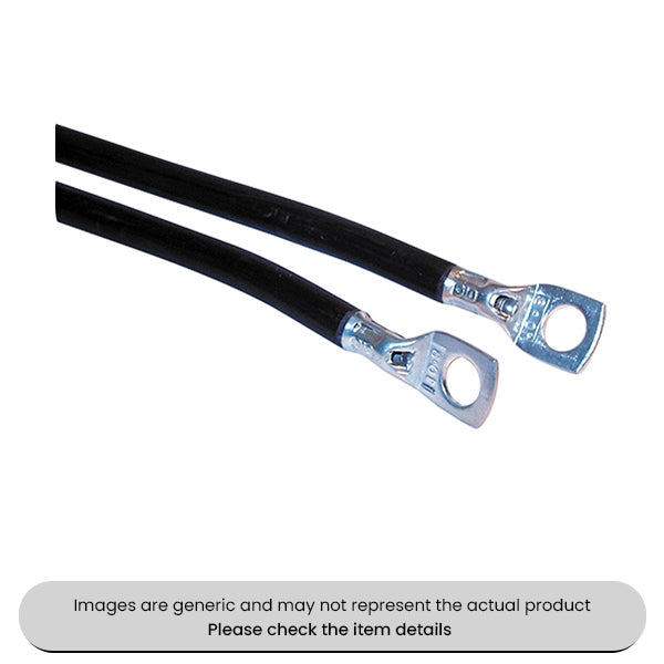Starter Straps PVC Coated Ring Ends 12v, 12" Cable Pack Qty 2