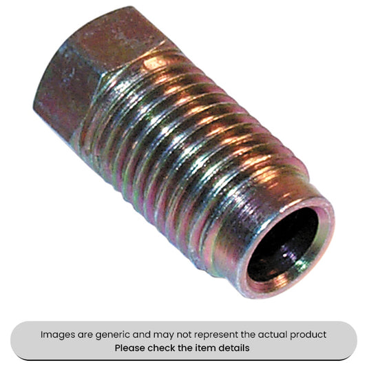 Male Brake Nuts 7/16" UNF Suits 1/4" Pipe Pack Qty 25