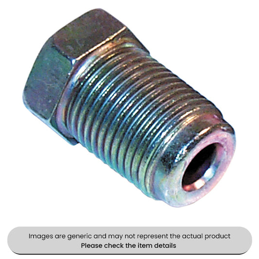Male Brake Nuts 12X1MM Pitch Suits 3/16" Pipe Pack Qty 50