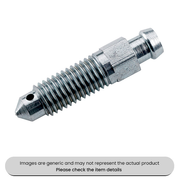 Brake Bleed Screws Nuts & Connectors 3/8" UNF, 31MM Pack Qty 25