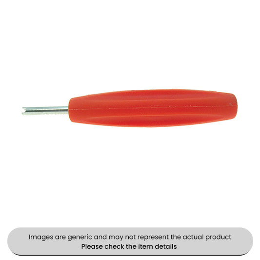 Nikel Plated Valve Core Screwdriver With Plastic Handle Pack Qty 5
