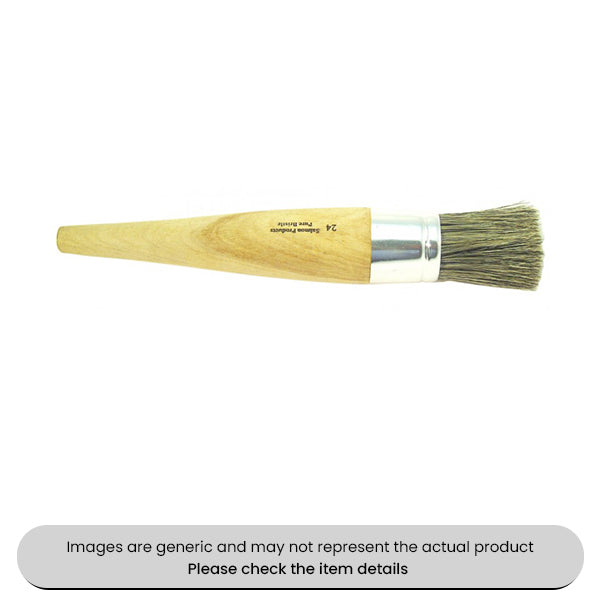 Wooden Handle Tyre Paste Brush Pack Qty 1