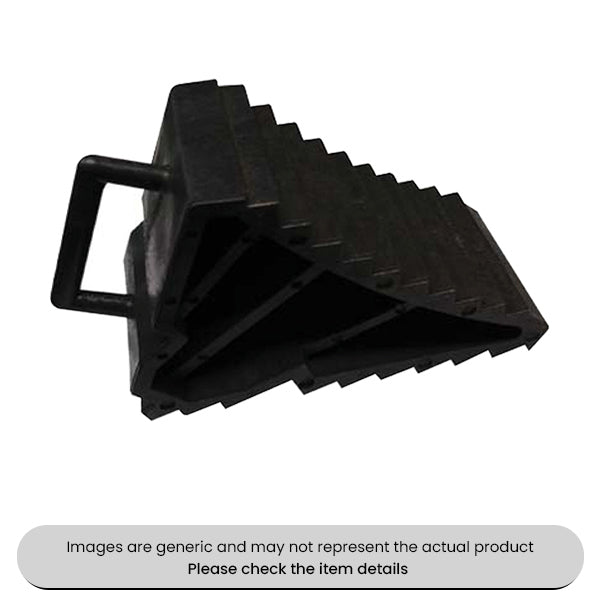 Durable Rubber Car Wheel Chocks Pack Qty 1