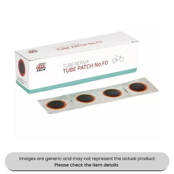 Red Edge Tyre Patch Round REMA TIP TOP Tube Patches 30X30MM Pack Qty 100