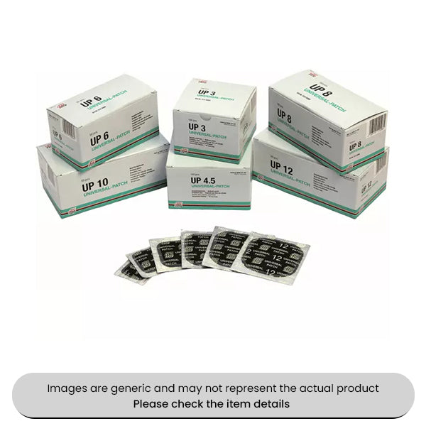 Universal Tyre Patch 43X43MM Pack Qty 50