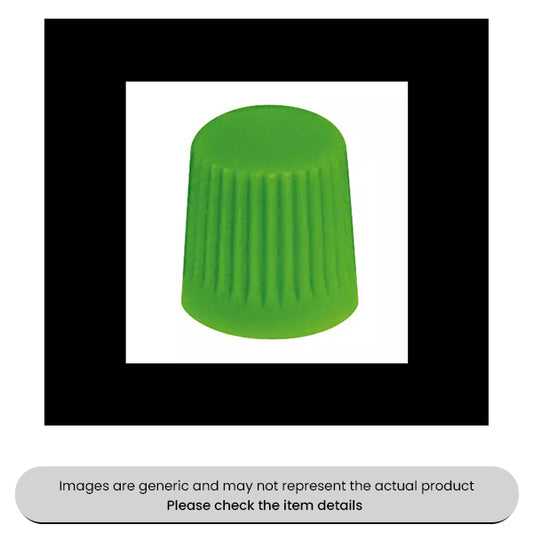 Green Plastic Valve Caps Tyre Valves And Inflation Pack Qty 100