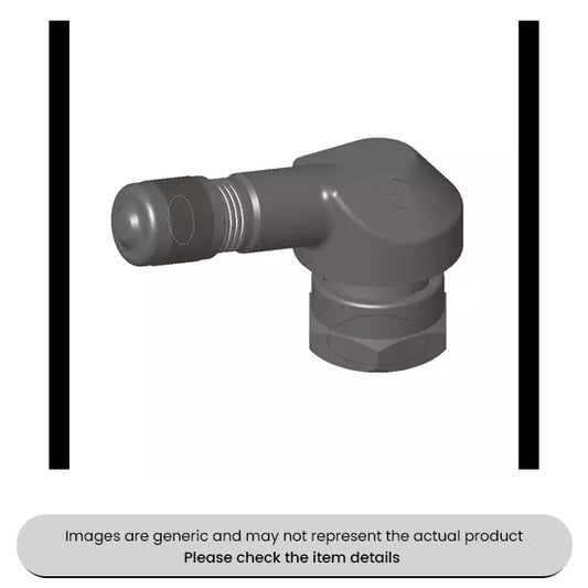 Black Angled Motorcycle Clamp-In Valve 11.3mm Pack Qty 5
