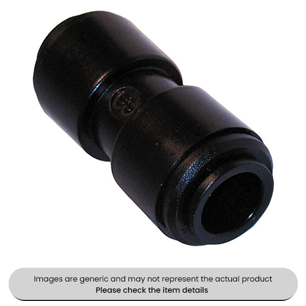 Speedfit Plastic Couplings Metric Equal Straights 15MM Pack Qty 5