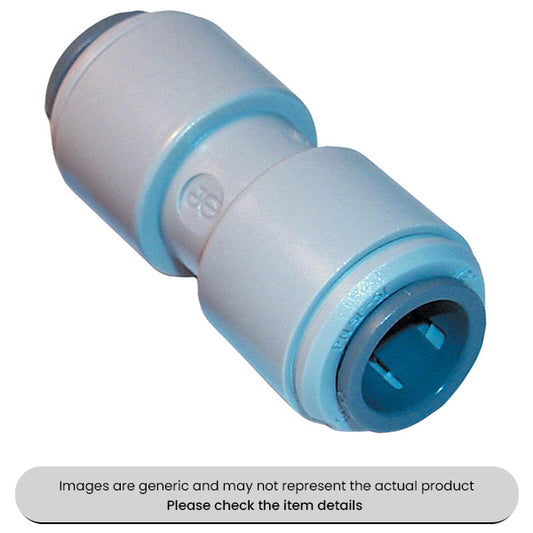 John Guest Speedfit Plastic Couplings Imperial Equal Straights 5/16" Pack Qty 10