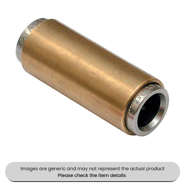 Brass Straight Connectors Metric Push-In Air Braking 4MM Pack Qty 5