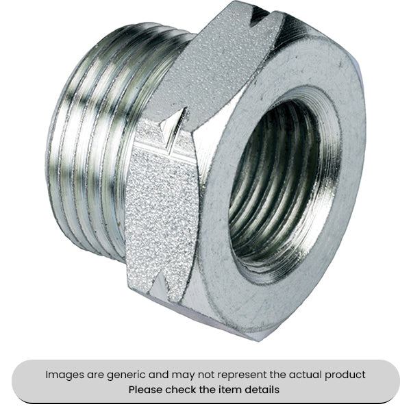 Steel Adaptors M22X1.5-M16X1.5 Pack Qty 3