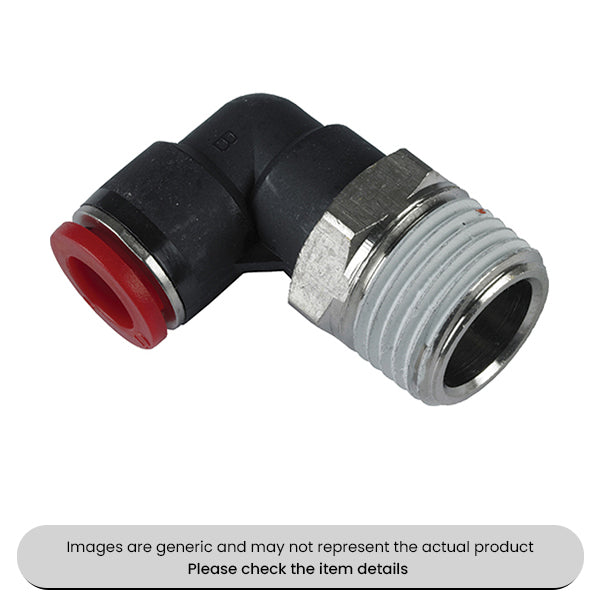 Plastic Swivel Elbows 1/4BSP, 10MM Pack Qty 3