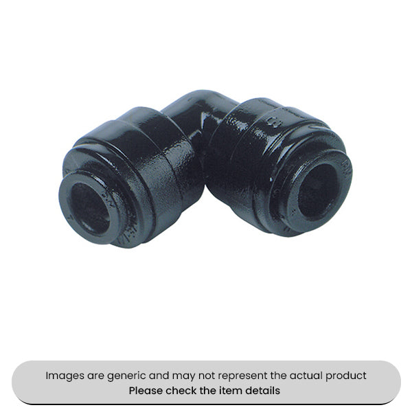 Push Fit Plastic Couplings Metric Equal Elbows 4MM Pack Qty 5