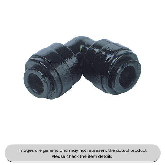 Push Fit Plastic Couplings Metric Equal Elbows 5MM Pack Qty 5