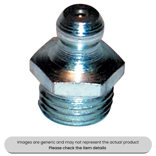 Grease Nipples Metric Straight 6X1MM Pack Qty 50