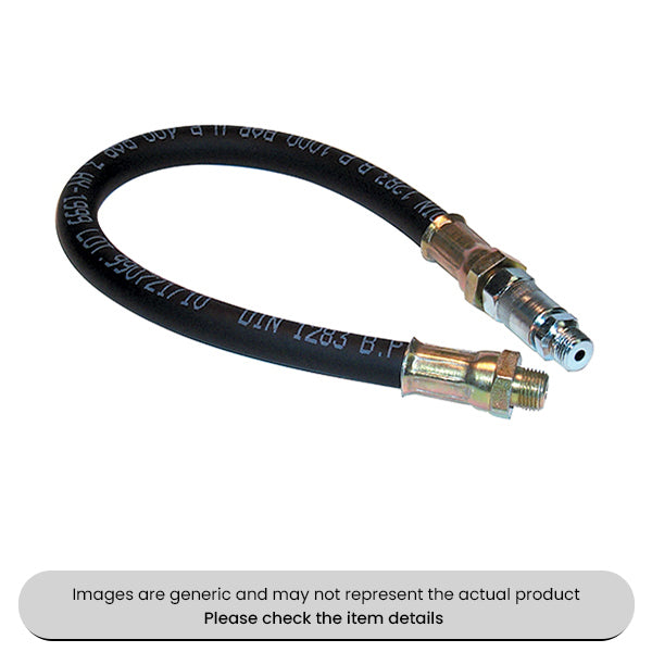 Flexible Rubber Hoses Swivel End 1/8" BSP/Gas 300mm Pack Qty 2