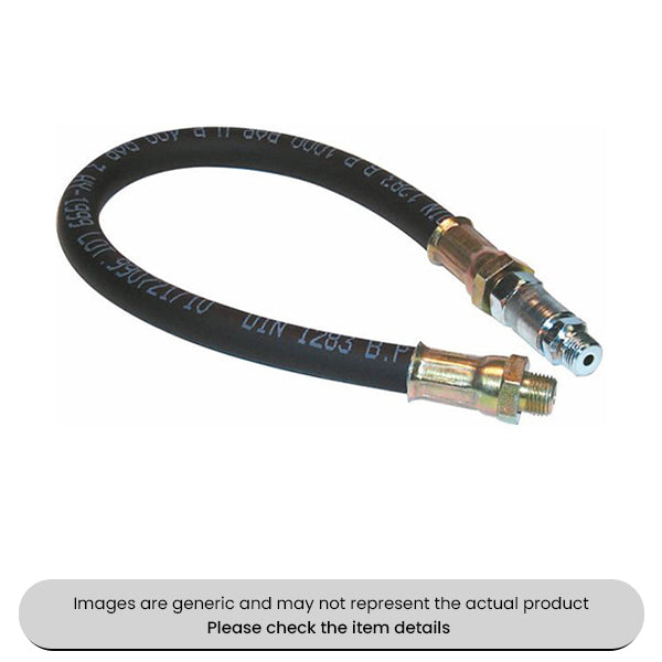 Flexible Rubber Hoses Swivel End 1/8" BSP/Gas 450mm Pack Qty 2