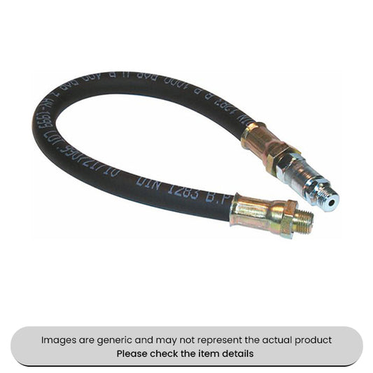 Flexible Rubber Hoses Swivel End 1/8" BSP/Gas 450mm Pack Qty 2