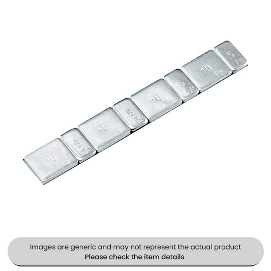 Steel Adhesive Balance Weights 60G Pack Qty 10