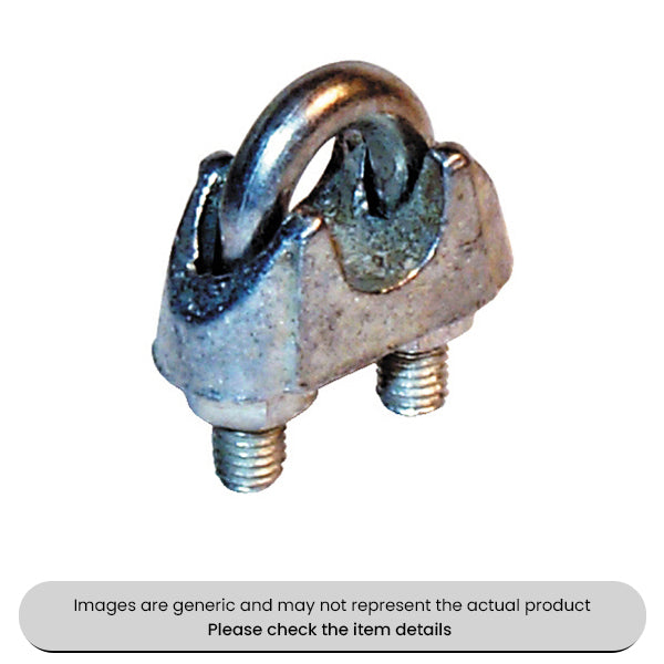 Zinc Plated Rope Grips 8mm Pack Qty 10
