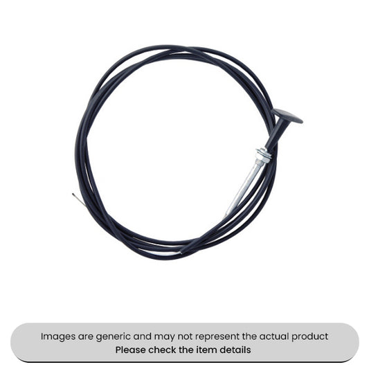 PVC Covered Outer Stop Cables Round Handles Bowden Inner 8FT Pack Qty 2