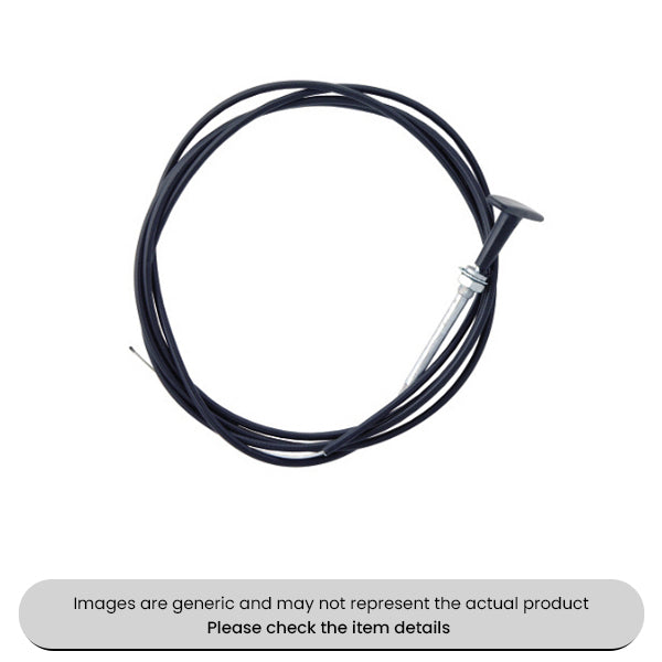 PVC Covered Outer Stop Cables Round Handles Bowden Inner 13FT Pack Qty 2