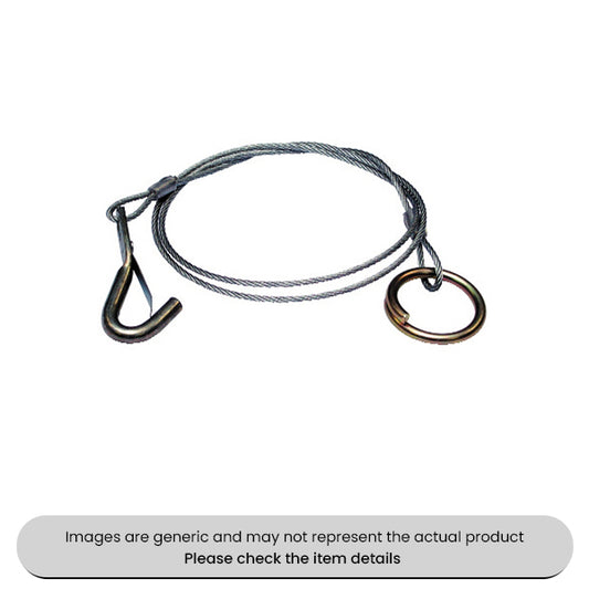 Breakaway Cables Ring & Hook Ends 3MM, 1M Pack Qty 2