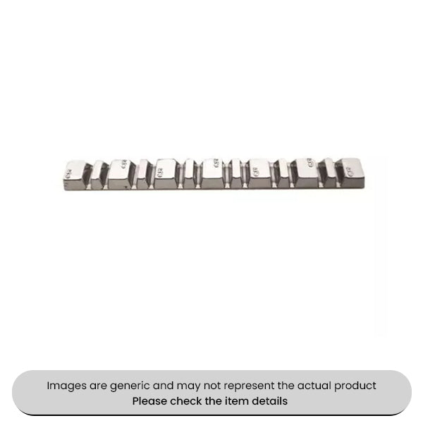 Adhesive Lead Balance Weights 11X6.2mm 50G For Motorcycles Pack Qty 25